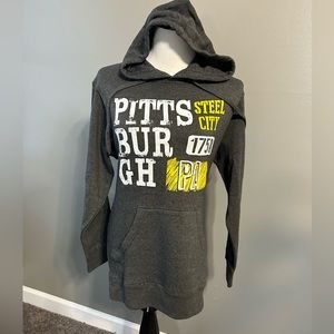 Pittsburgh Steelers charcoal, gray small hoodie new‎ with tags
